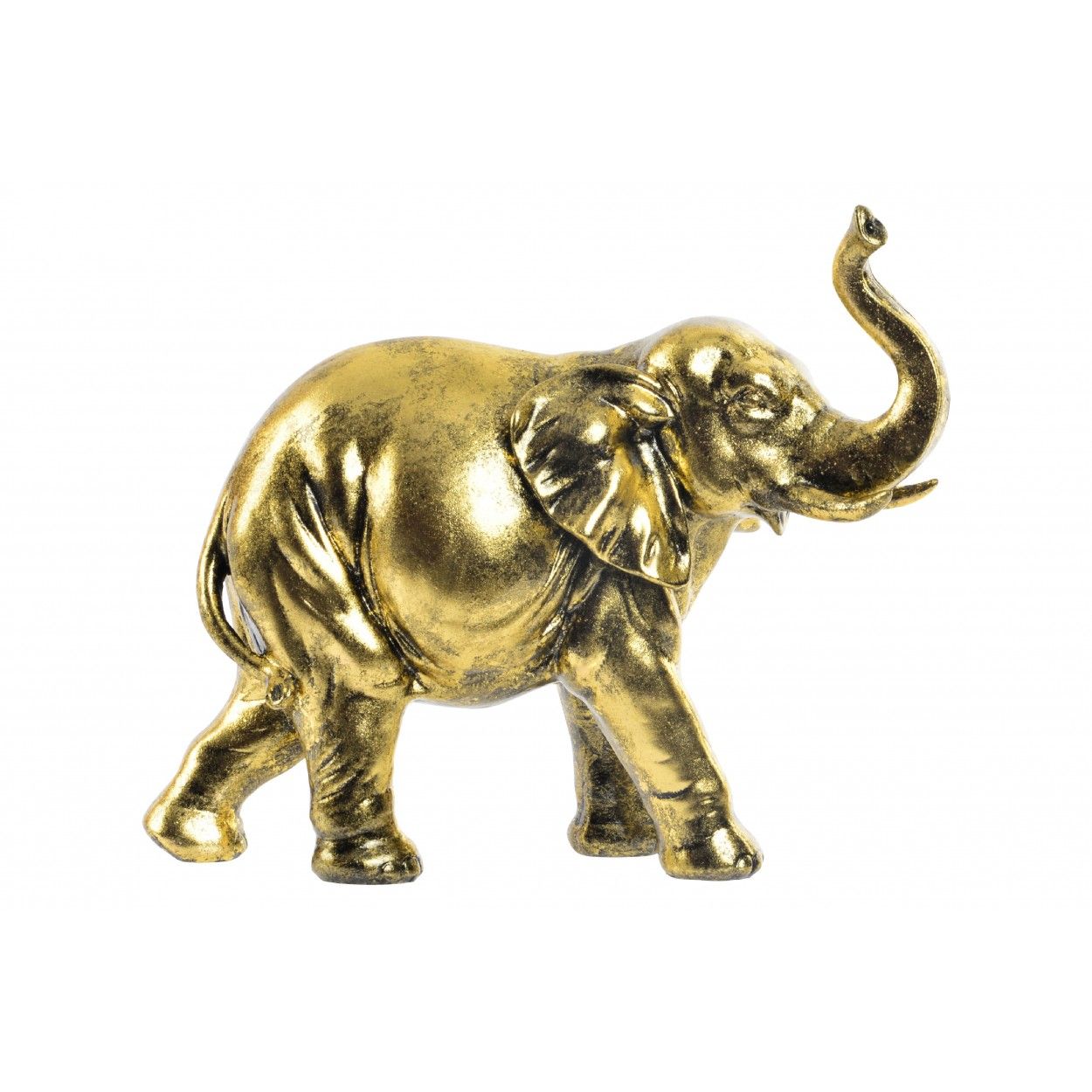 Casa e più - Elefante-Lucido Dorato e resina
