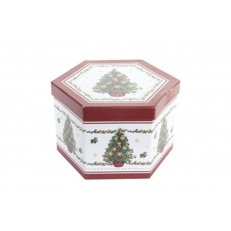 Casa e Più - Palla di Natale con fiocco set 14, originale, con scatola regalo
