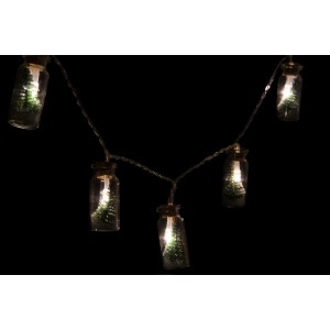 Home and more - Garland Christmas Glass with Leds