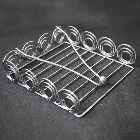 Rond de serviette métal chromé 