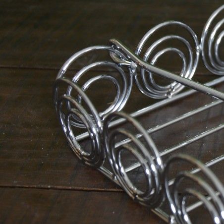 Rond de serviette métal chromé 