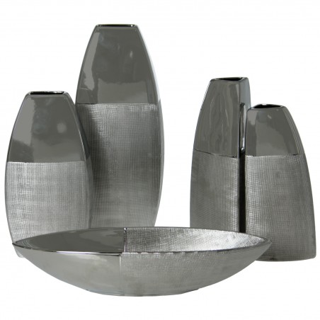 Center of table ceramics plated with gloss finish - unique Design - Home and more