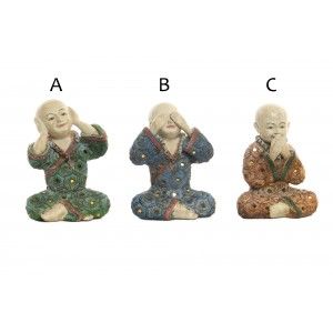 Monaco buddista tibetano amichevole figura di Vedere, di Sentire e zitto - Casa e altro ancora