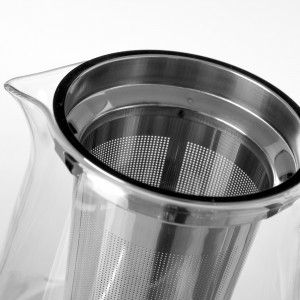 Verre de thé avec de l'acier inoxydable passoire à Domicile et plus