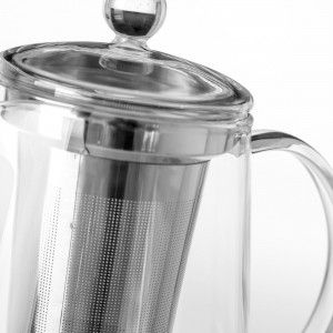 Bicchiere di tè con filtro in acciaio inox - Casa & più