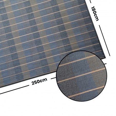 Tappeto in Bamboo Naturale firma Oxford nero Casa e di Più