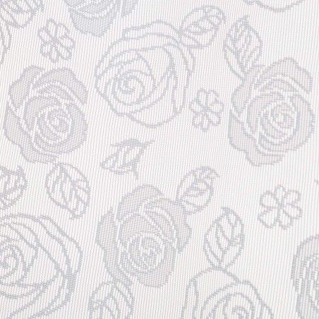 Elegant curtains embossed with roses - Home and more