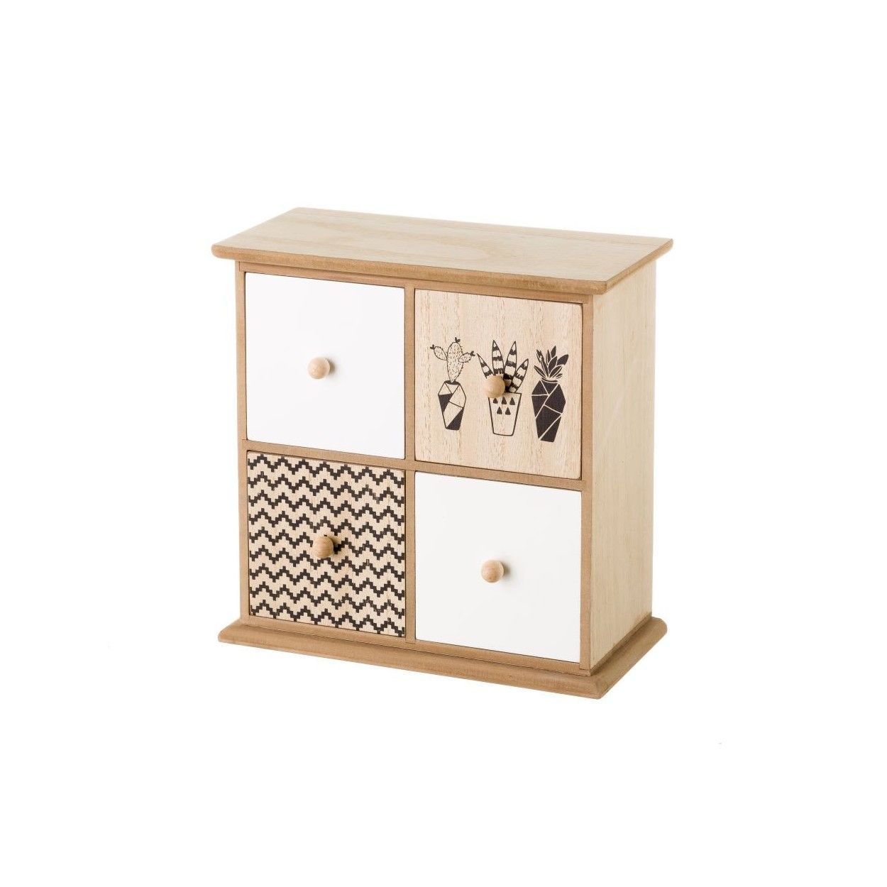 Comò con 4 cassetti con design etnico - per la Casa e di più