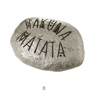 Decorative stone Phrases Motivational - Home and more