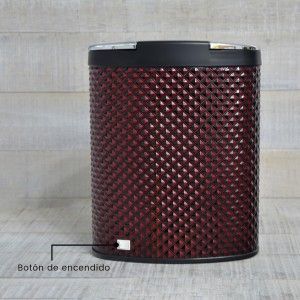Pepelera automatique de Rouge et de Noir. Produit Exclusif de la Maison et plus - Deluxe