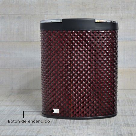 Pepelera automática Roja y Negra. Producto Exclusivo Hogar y más - Deluxe