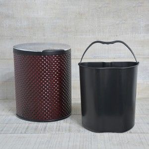 Pepelera automática Roja y Negra. Producto Exclusivo Hogar y más - Deluxe