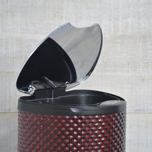 Pepelera automática Roja y Negra. Producto Exclusivo Hogar y más - Deluxe
