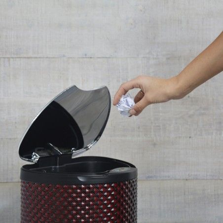 Pepelera automática Roja y Negra. Producto Exclusivo Hogar y más - Deluxe