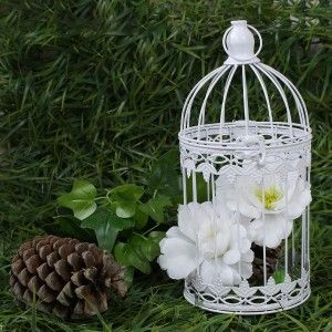 Cage de métal décoratif en 3 tailles design élégant France - Maison et Plus