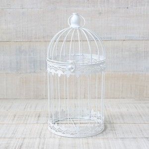 Cage de métal décoratif en 3 tailles design élégant France - Maison et Plus