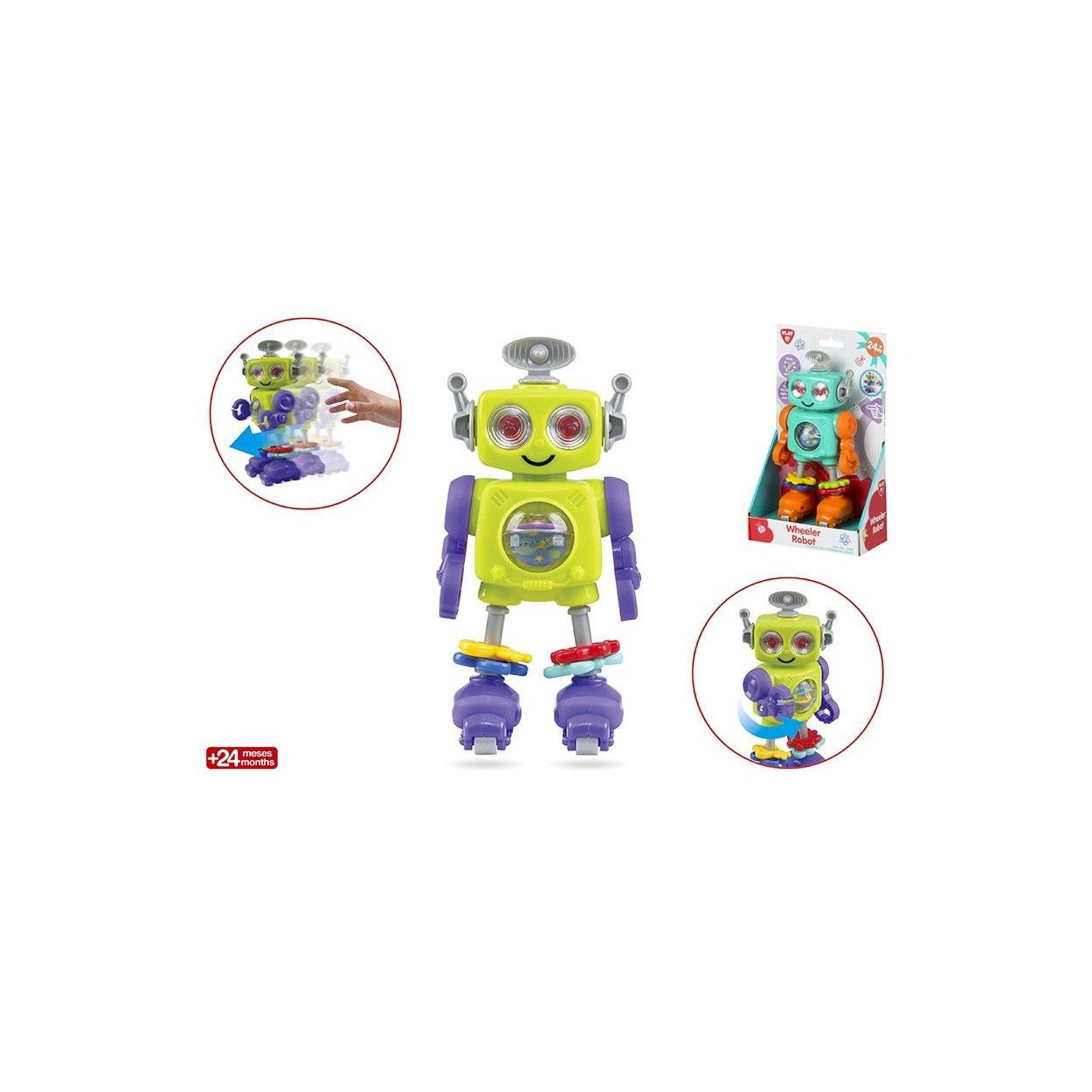 Doll robot child skater of activities, with original design and eye-catching colors-Home and More