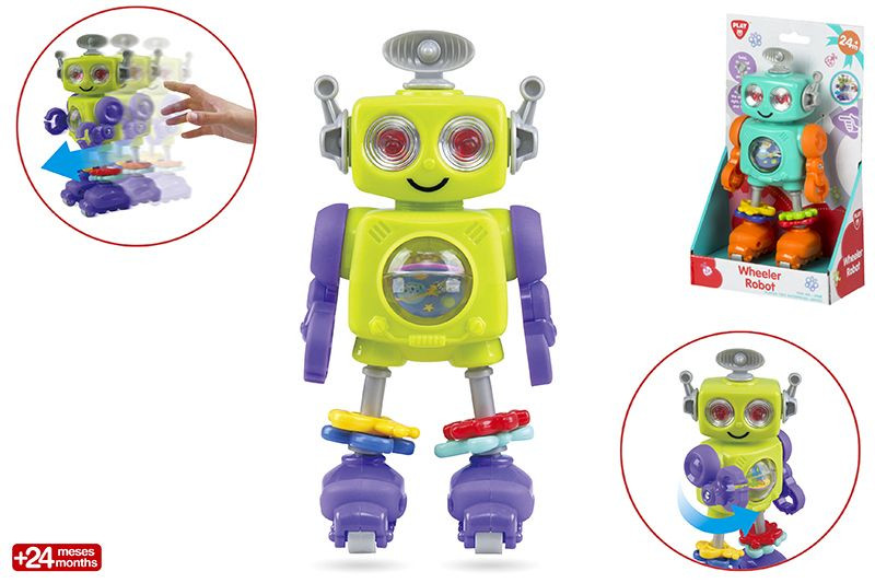 Poupée robot enfant patineur d'activités, avec le design original et accrocheur couleurs de la Maison et de la Plus