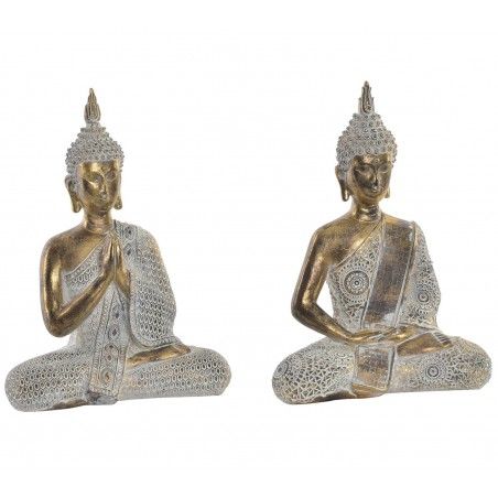 La figura del Buddha e decorazione dorata. Design Zen - Wabi Sabi - Casa e altro ancora.