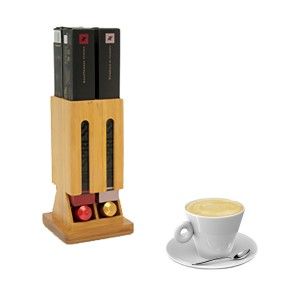 Porta capsules Nesspresso in Bamboo 