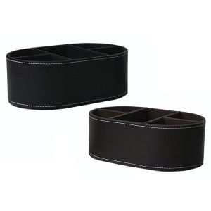 Portamandos pratique en cuir synthétique avec 6 compartiments - Édition de Luxe - Maison et plus
