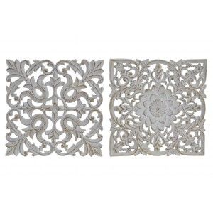 Pala decorativo in legno intagliato a muro. Decorazione France 24 x 25 cm - Casa e altro ancora