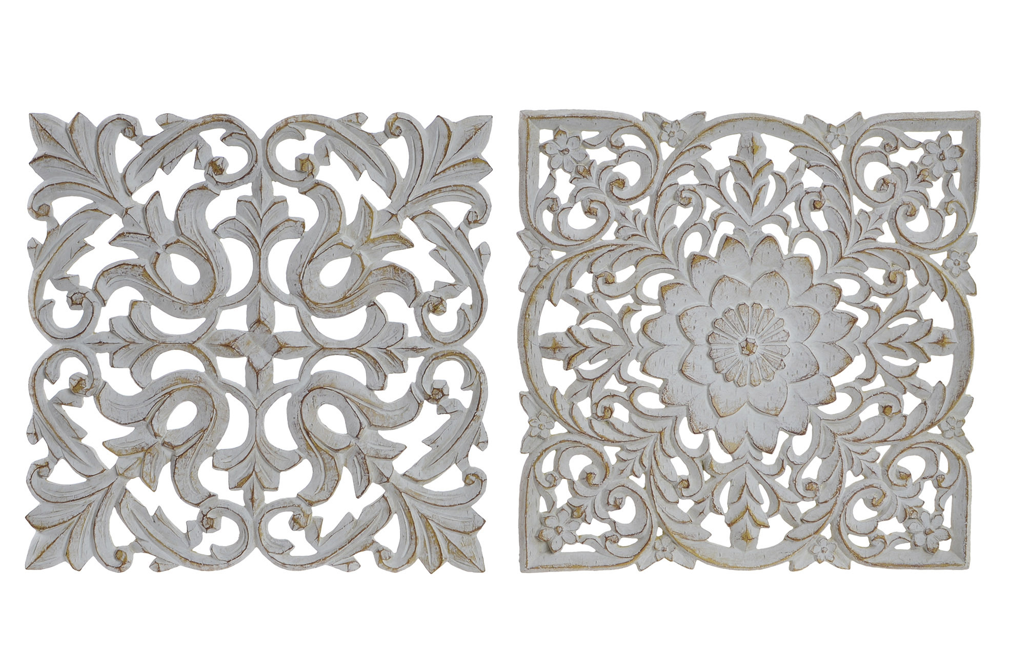 Pala decorativo in legno intagliato a muro. Decorazione France 24 x 25 cm - Casa e altro ancora