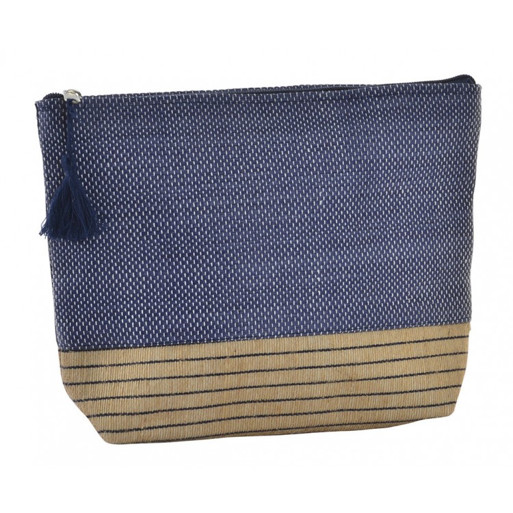 Bag of natural jute for a beach or natural hygiene. Design beach 27 x 20 cm - Home and more