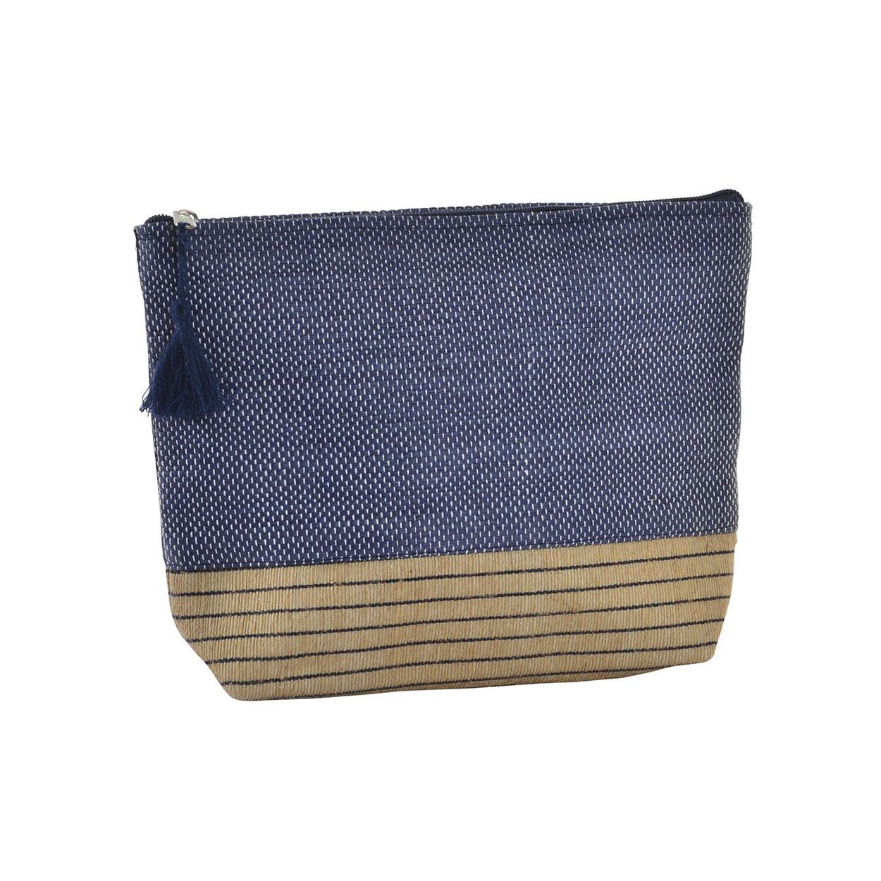 Bag of natural jute for a beach or natural hygiene. Design beach 27 x 20 cm - Home and more