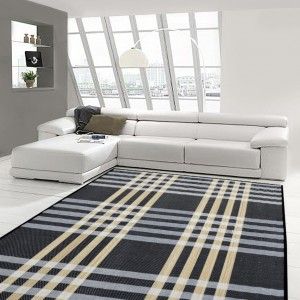 Carpet Natural Bamboo signature Columbia blue, dark and light brown of Home and More