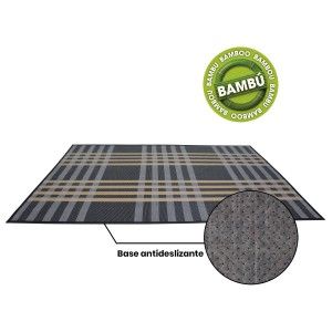 Carpet Natural Bamboo signature Columbia blue, dark and light brown of Home and More