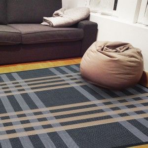 Carpet Natural Bamboo signature Columbia blue, dark and light brown of Home and More