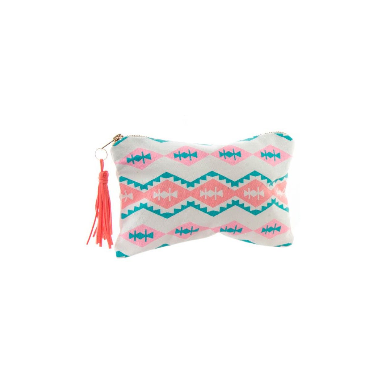 Neceser para maquillaje o productos de higiene. Diseño con mucho color. Diseño Tribal 21 x 14 cm - Hogar y más