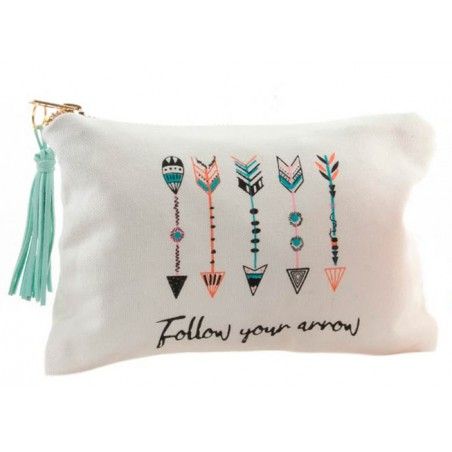Neceser para maquillaje o productos de higiene. Diseño con mucho color. Diseño Tribal 21 x 14 cm - Hogar y más