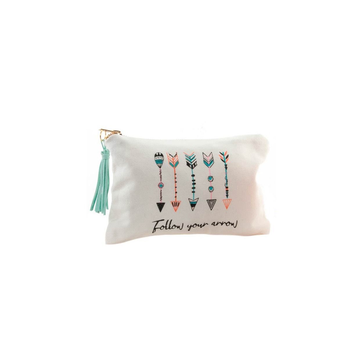 Neceser para maquillaje o productos de higiene. Diseño con mucho color. Diseño Tribal 21 x 14 cm - Hogar y más