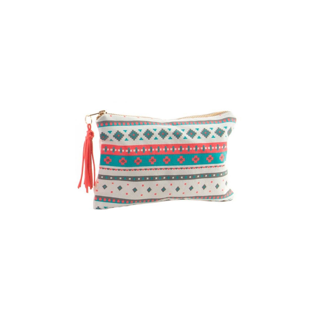 Neceser para maquillaje o productos de higiene. Diseño con mucho color. Diseño Tribal 21 x 14 cm - Hogar y más