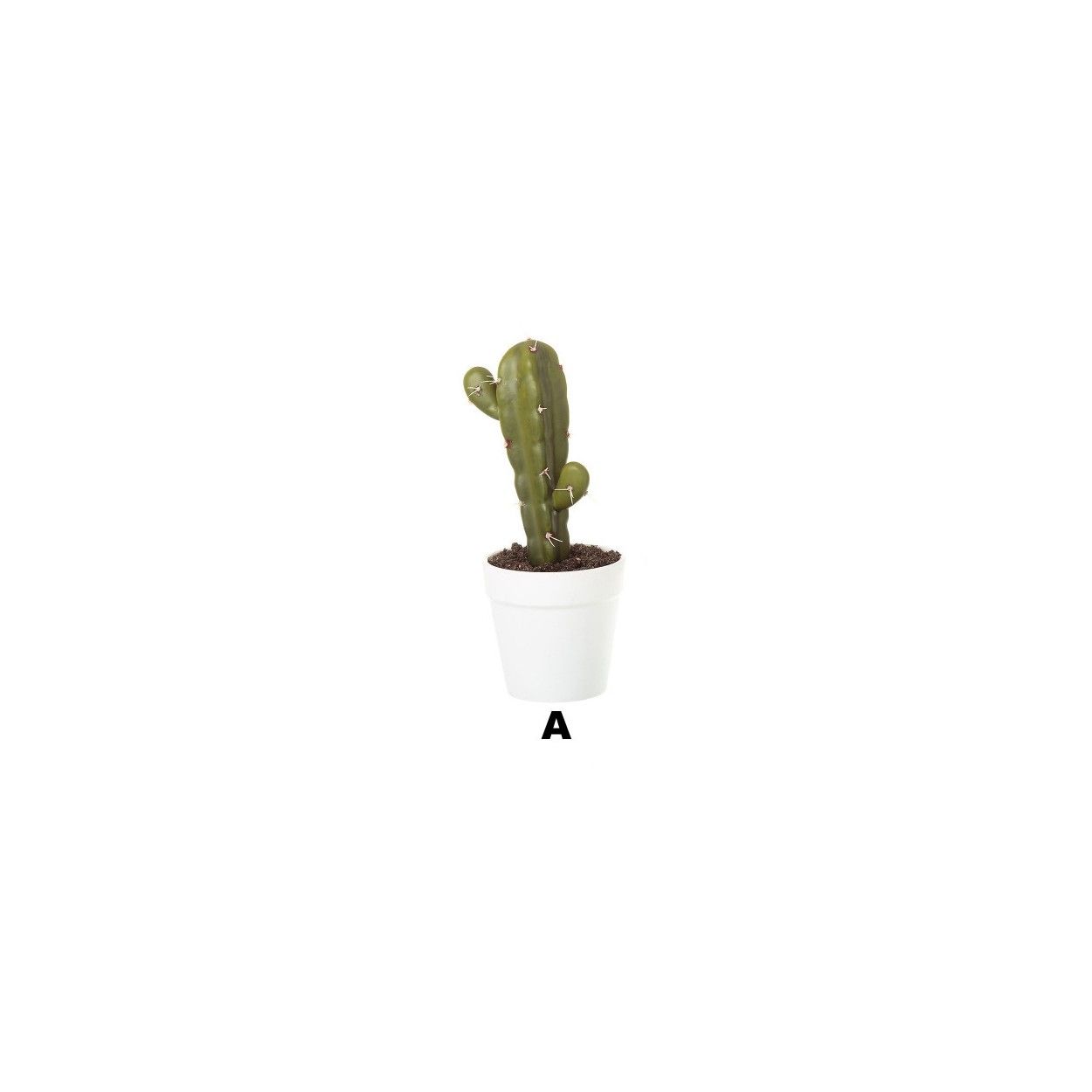 Impianto artificiale Modello Cactus con Vaso per la Decorazione, Quattro Modelli di Casa e di Più 