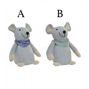 Sujetapuertas Textile avec la Conception d'une Souris. Style Old School/Baby - Maison et Plus