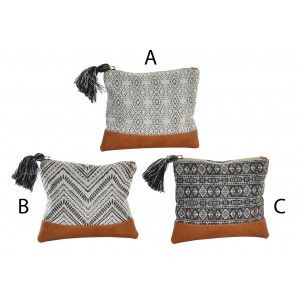 Exclusive Bag of natural Cotton. Étinico/Boho. 3 models to choose from (18X2x15CM).-Home and more-