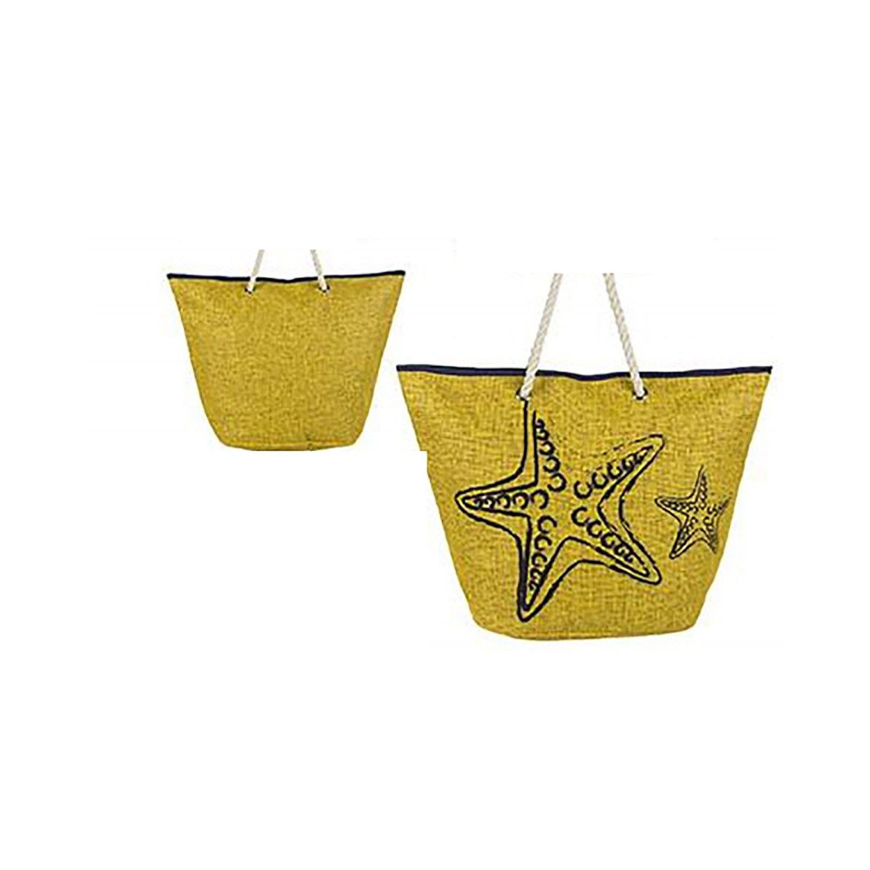 Sac de plage avec Poignée Étoile de la Mer de trois Couleurs, la Maison et Plus 