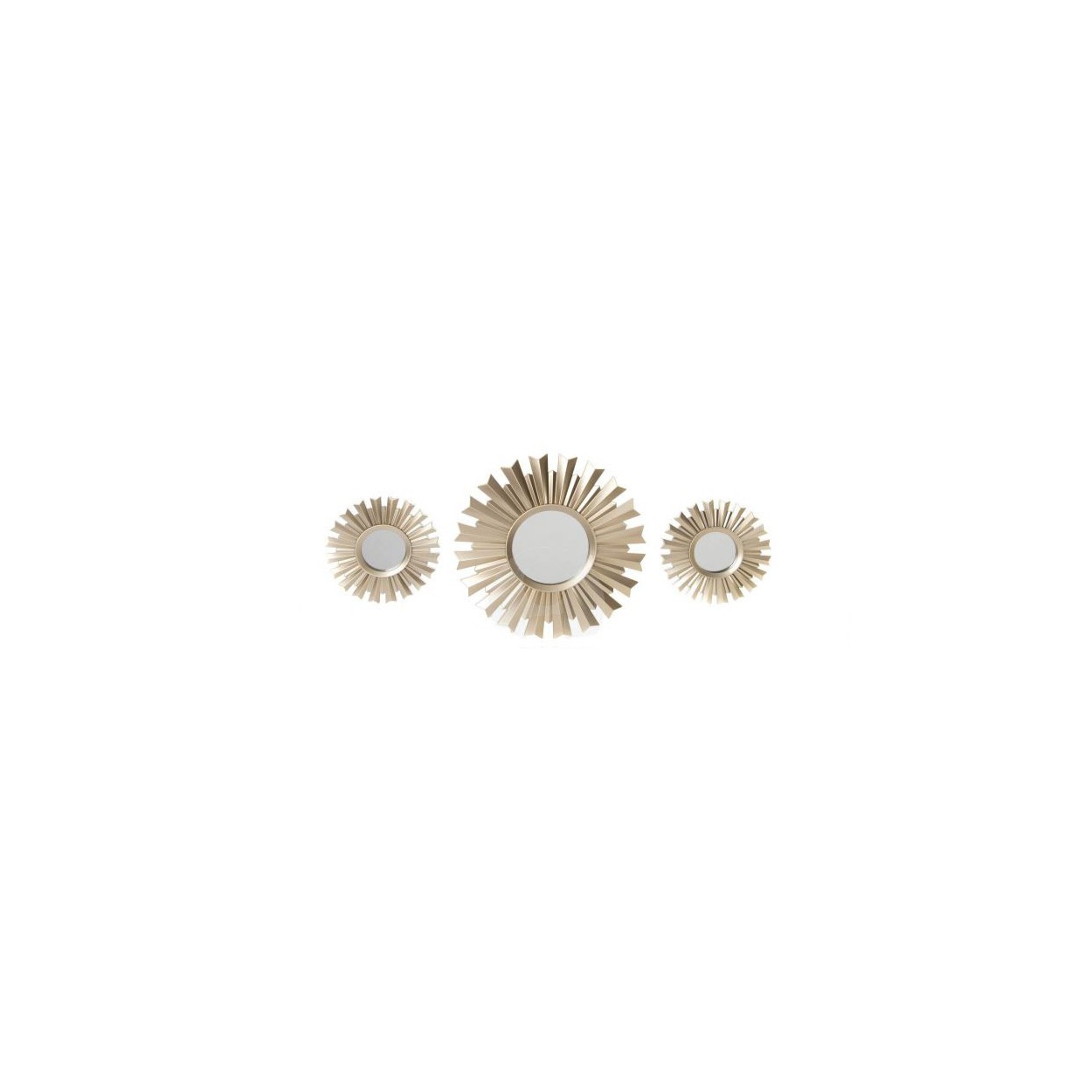 Set of 3 Exclusive Mirrors to choose from, in polypropylene, for any room of the home. Chic/Romantic (35X35 CM).-Hogarymas-