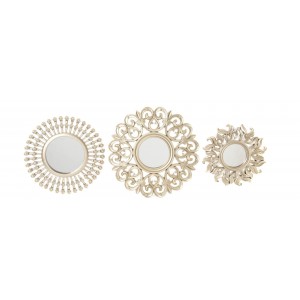 Unique Miroirs muraux à choisir. De couleur Argent, Idéal pour la Chambre. D'origine/Romantique (35X35 CM).-Hogarymas-