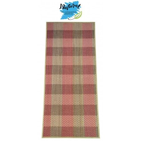 Carpet Pasillera Natural Bamboo signature Harvard in pink and light brown of Home and More