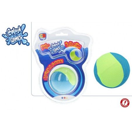 Bouncing ball that bounces in the water. Color Green/Blue. Children's toy - Home and More