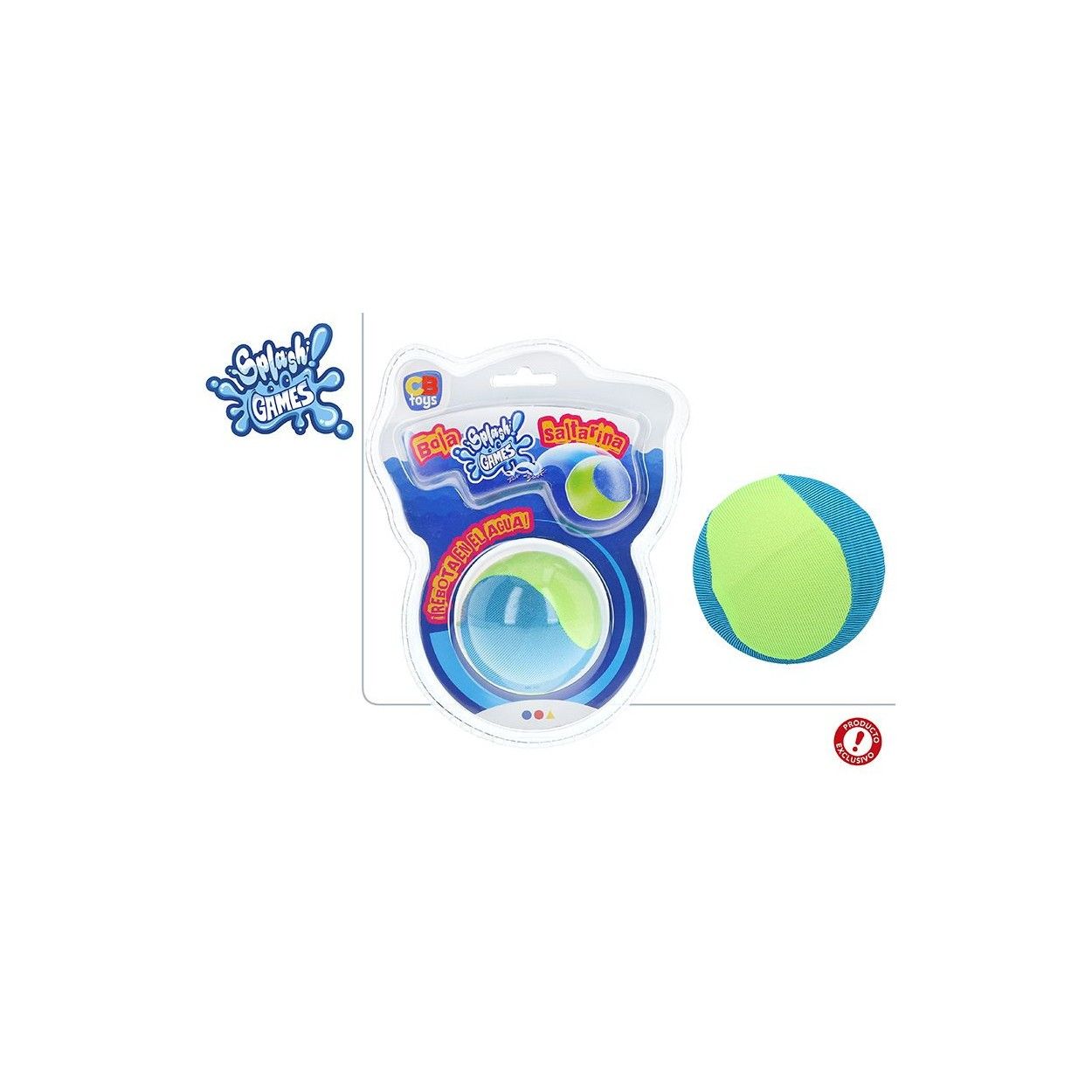 Rebondir la balle qui rebondit dans l'eau. Couleur Vert/Bleu. Enfants - jouets Maison et Plus