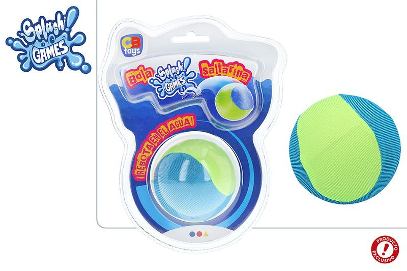 Bouncing ball that bounces in the water. Color Green/Blue. Children's toy - Home and More