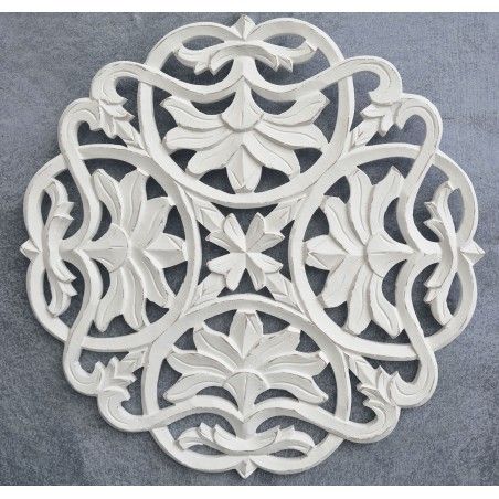 Retable décoratif en bois sculpté, mur -Vitta - Maison et plus
