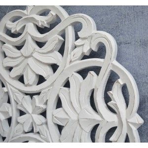 Retable décoratif en bois sculpté, mur -Vitta - Maison et plus