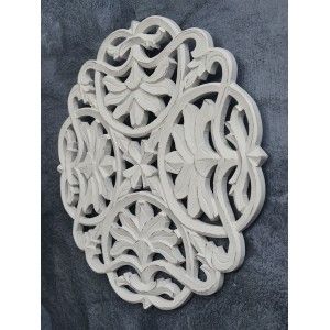 Retable décoratif en bois sculpté, mur -Vitta - Maison et plus