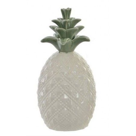 Ananas en Porcelaine Lumineux, de Style Tropical, pour choisir de. Figure D'Origine. 11,5X11,5X23 CM.-Hogarymas-